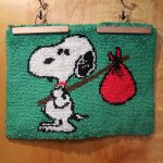 Snoopy 'Come Home' hobo pack Latch Hook Rug