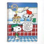 Spike Pizzeria with Snoopy and Woodstocks Spiral Notebook
