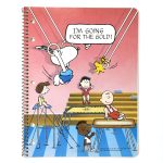 Peanuts Gang Olympic Training Gym Spiral Notebook