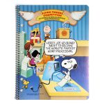 Peanuts Gang Word Processor Competition Spiral Notebook
