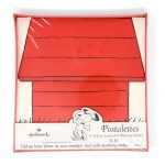 Snoopy dancing by Doghouse Postalettes Stationery