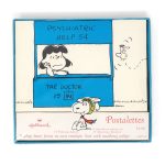 Snoopy Flying Ace at Lucy's Doctor's Booth Postalettes Stationery