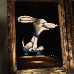 Snoopy on Skateboard