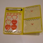 Snoopy Mini Writing Portfolio inside
