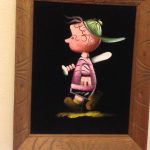 Baseball Linus Black Velvet Painting