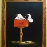 Snoopy on a mailbox