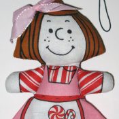 Peppermint Patty Ornament by Determined Productions - <a href="https://bit.ly/1DAkZN8">https://bit.ly/1DAkZN8</a> Peppermint Patty Ornament by Determined Productions