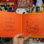 Love is making fudge together. Love is making fudge together.