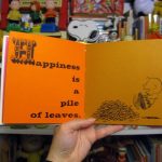 Happiness is a pile of leaves. Happiness is a pile of leaves.