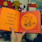 Love is walking hand-in-hand. Love is walking hand-in-hand.