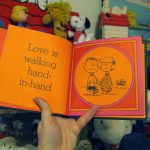 Love is walking hand-in-hand. Love is walking hand-in-hand.