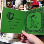 Christmas is when you hug your little brother. Christmas is when you hug your little brother.