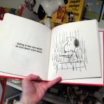 Eating in the rain tends to cool down your pizza. Eating in the rain tends to cool down your pizza.