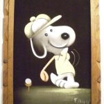 Golfing Snoopy