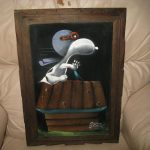 Snoopy Flying Ace on Doghouse