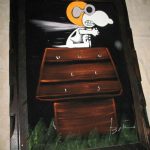Snoopy Flying Ace on Doghouse