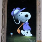 Golfing Snoopy