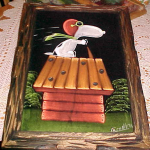 Flying Ace on his Doghouse
