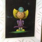 Sally Black Velvet Painting
