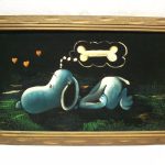 Snoopy Dream Black Velvet Painting
