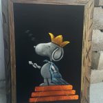Snoopy Prince Black Velvet Painting