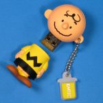 Figural Charlie Brown with drive removed - Peanuts EMTEC USB Drive