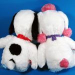 The back side of Snoopy and Fifi