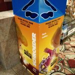 3-D glasses recycling bin featuring Schroeder and Sally