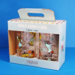 Linus and Charlie Brown glass tumblers