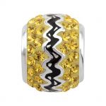 CHARLIE BROWN ZIG-ZAG IN YELLOW CHARLIE BROWN ZIG-ZAG IN YELLOW Persona Bead