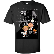 This image is so ubiquitous on the internet it's hard to find the original source. I can tell the signature of the artist has been removed from the image. Peanuts X Star Wars Shirt