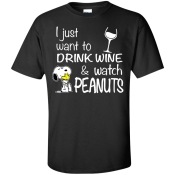 Definitely not appealing to children, I don't think this adult themed shirt would ever be approved. Snoopy Wine Shirt