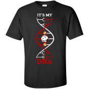 This is just a really odd shirt and I can't imagine anyone approving this. It's My DNA Snoopy Shirt