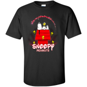 Snoopy shirt using Disney font - Peanuts is NOT part of Disney Snoopy shirt using Disney font