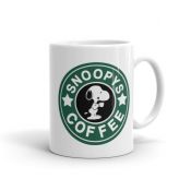 An obvious Starbucks knock-off. If this were licensed, it would only be available at a Starbucks! Snoopy "Starbucks" Mug Shirt