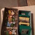Peanuts glasses next to 8-tracks tapes? There are Peanuts 8-track tapes, so that box might be worth a look! Peanuts glasses next to 8-tracks tapes? There are Peanuts 8-track tapes, so that box might be worth a look!
