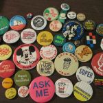 Piles of buttons are a good place to find Snoopy. Piles of buttons are a good place to find Snoopy.