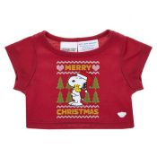 Build-a-Bear Snoopy Christmas Tee