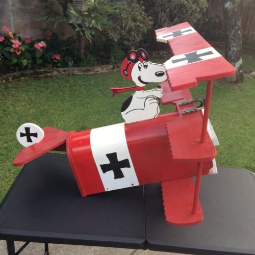 Snoopy Red Baron Mailbox
