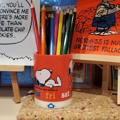Snoopy Rotating Pencil Cup