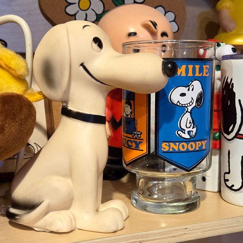Snoopy Vase and Hungerford doll