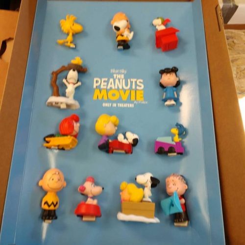 The Peanuts Movie McDonald's Toys Display