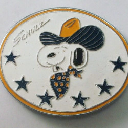 Snoopy Cowboy Belt Buckle