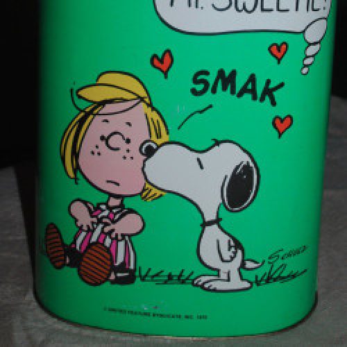 Peanuts Wastebasket by Chein Co.