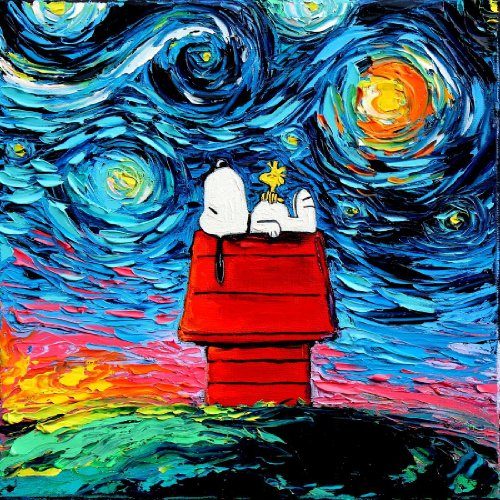 Snoopy Meets Van Gogh