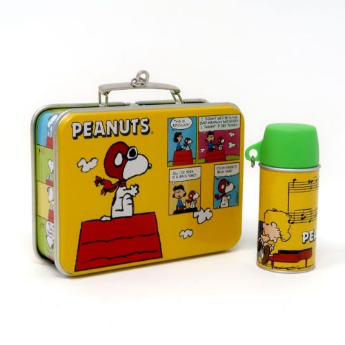 Peanuts Lunch Box Ornament and Thermos