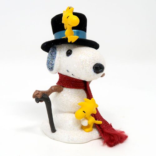 Snoopy Snowman with Woodstocks Ornament