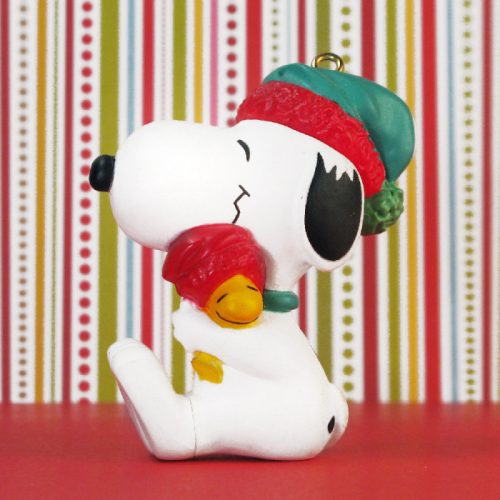 Snoopy hugging Woodstock Ornament