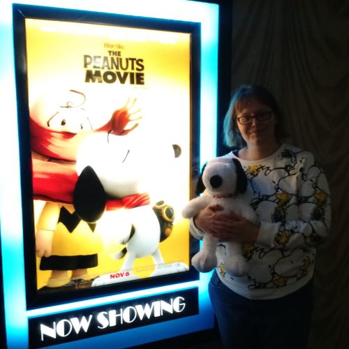At the Peanuts Movie Premier