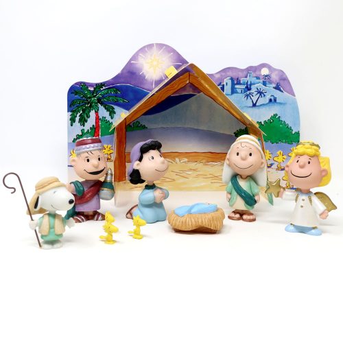 Peanuts Gang Christmas Nativity Figurine Set